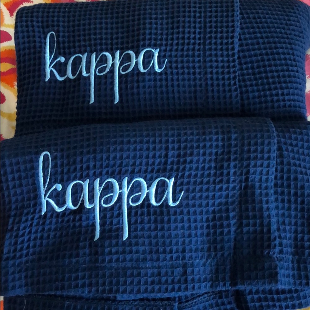 Kappa Kappa Gamma (KKG) Waffle Weave Spa Wrap (2)
